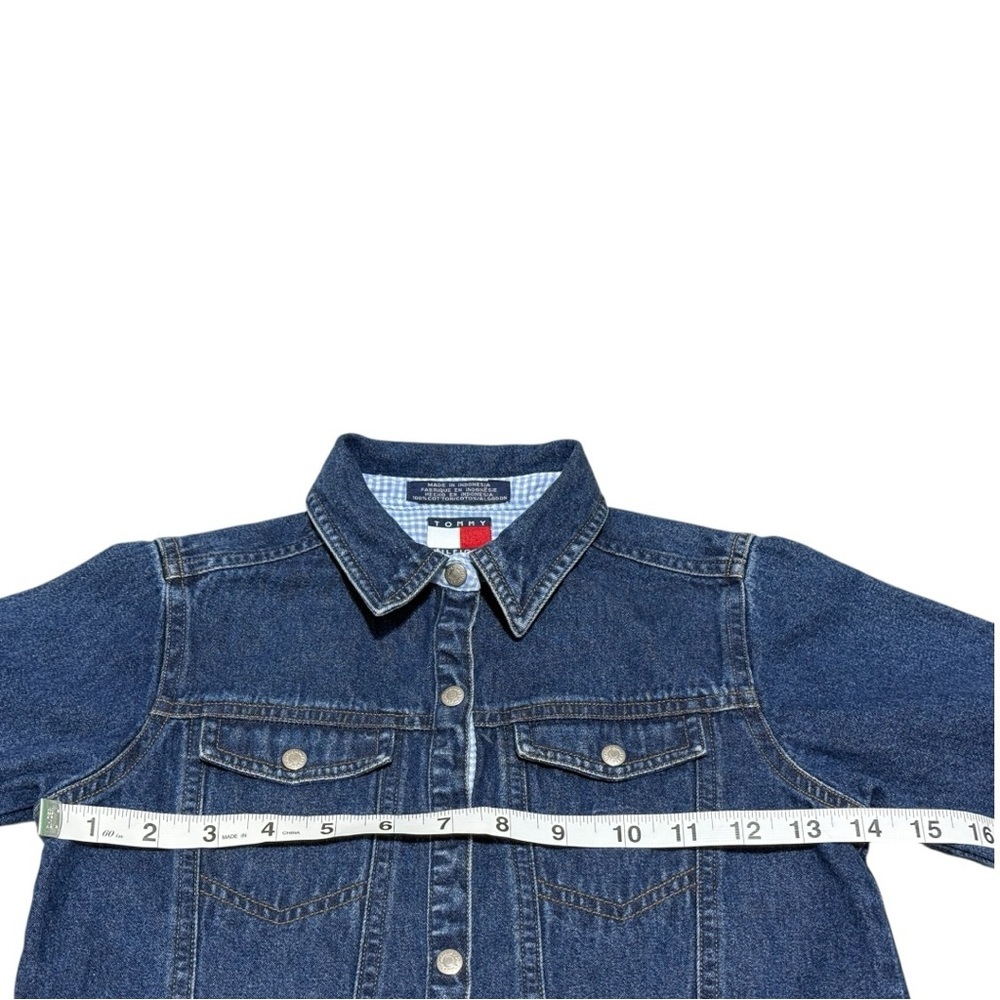 Tommy Hilfiger Girls Blue Jean Denim‎ Long Sleeves Size 5 - Picture 5 of 6